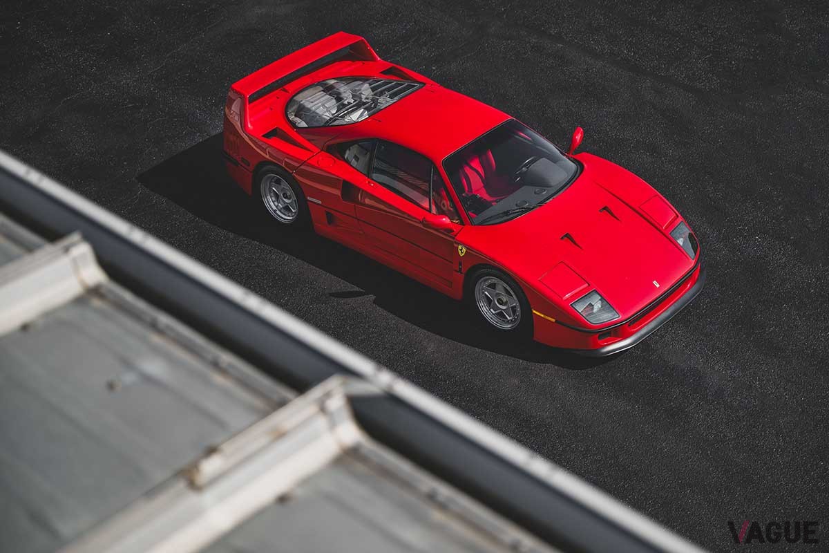 オークションで358万ドル（約5億3342万円）で落札された1991年式フェラーリ「F40」 Darin Schnabel(c)2025 Courtesy of RM Sotheby's