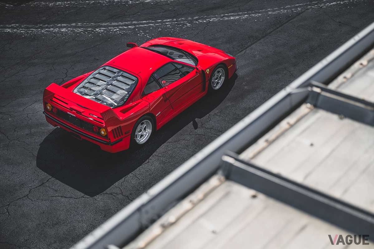 オークションで358万ドル（約5億3342万円）で落札された1991年式フェラーリ「F40」 Darin Schnabel(c)2025 Courtesy of RM Sotheby's