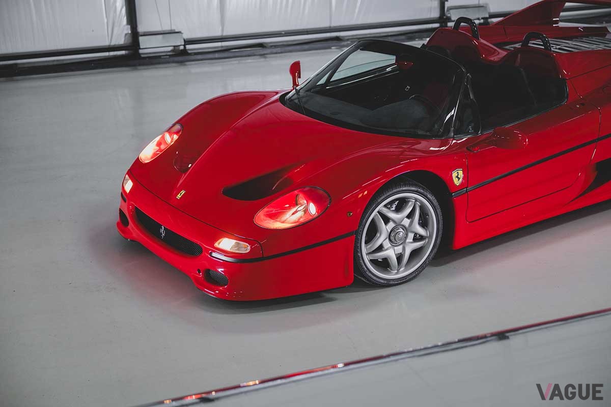 オークションに登場、553万2500USドル（日本円で約8億1881万円）で落札された1996年式フェラーリ「F50」Darin Achnabel(c)2025　Courtesy of RM Sotheby's