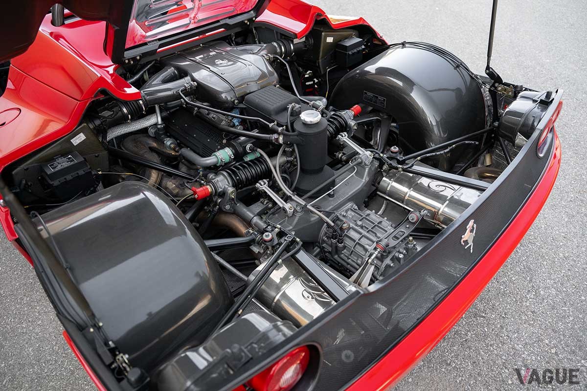 オークションに登場、553万2500USドル（日本円で約8億1881万円）で落札された1996年式フェラーリ「F50」Darin Achnabel(c)2025　Courtesy of RM Sotheby's