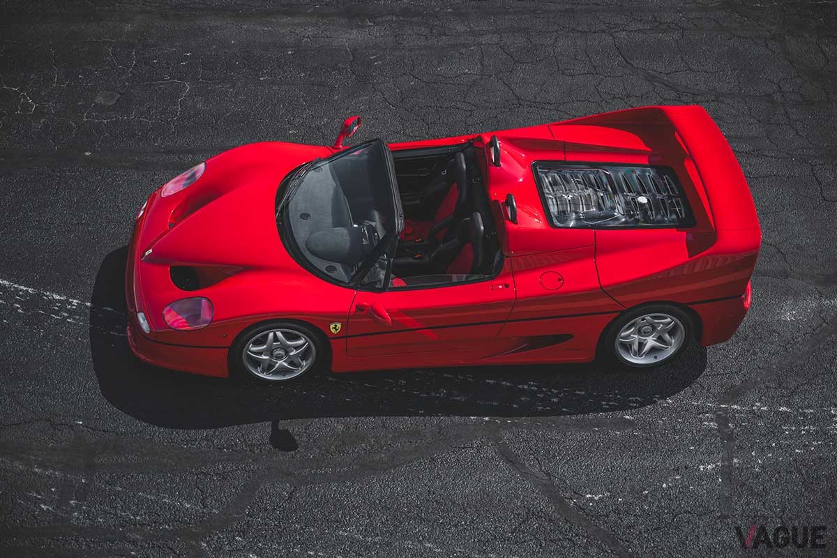 オークションに登場、553万2500USドル（日本円で約8億1881万円）で落札された1996年式フェラーリ「F50」Darin Achnabel(c)2025　Courtesy of RM Sotheby's