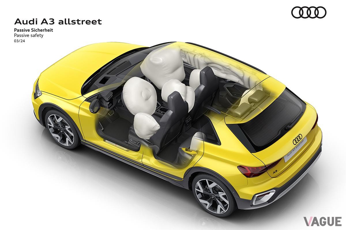 欧州で登場したアウディ新型「A3オールストリート」の透視図