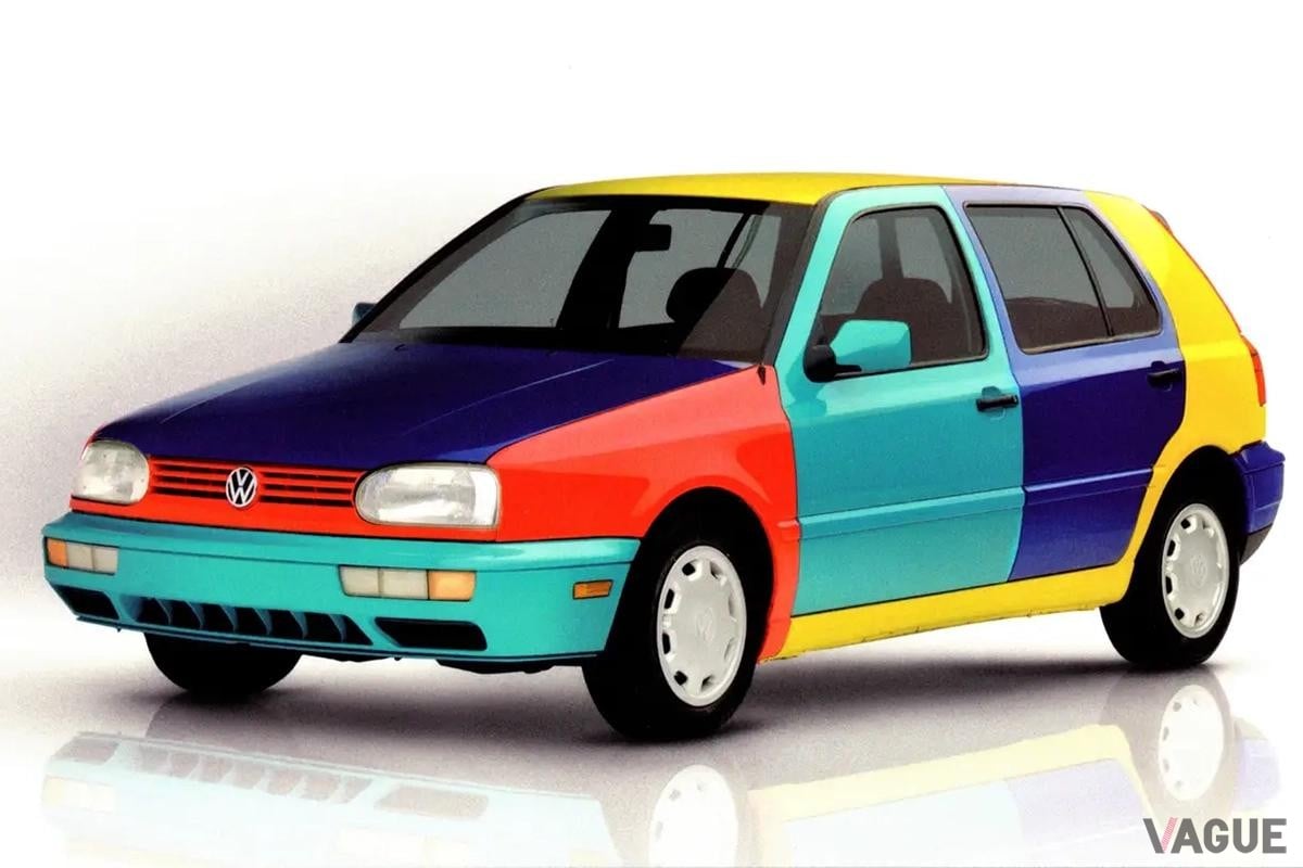 VWアメリカが製造したカラフルなゴルフIII「ゴルフ・ハーレクイン」