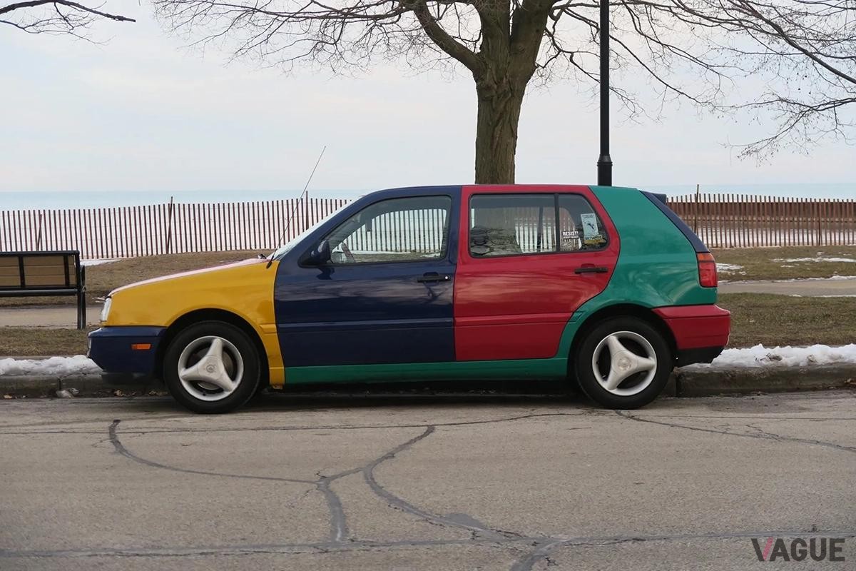 VWアメリカが製造したカラフルなゴルフIII「ゴルフ・ハーレクイン」