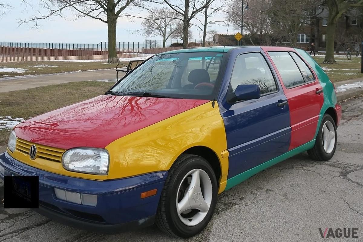 VWアメリカが製造したカラフルなゴルフIII「ゴルフ・ハーレクイン」