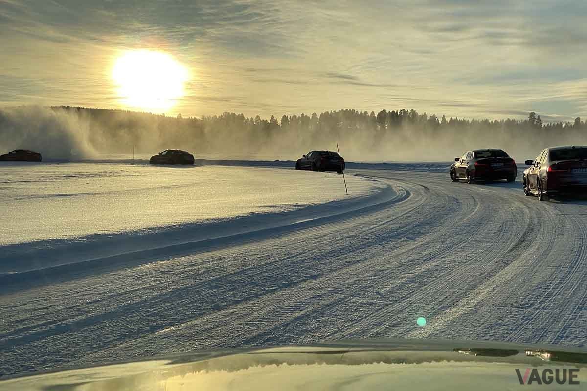 2024年2月にスウェーデンで開催された「BMW M ICEトレーニング」の様子
