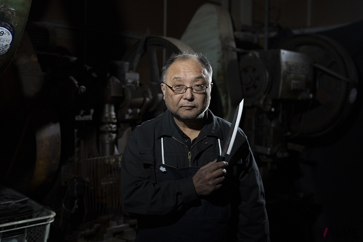 包丁を制作した桐生工業の桐生聡氏