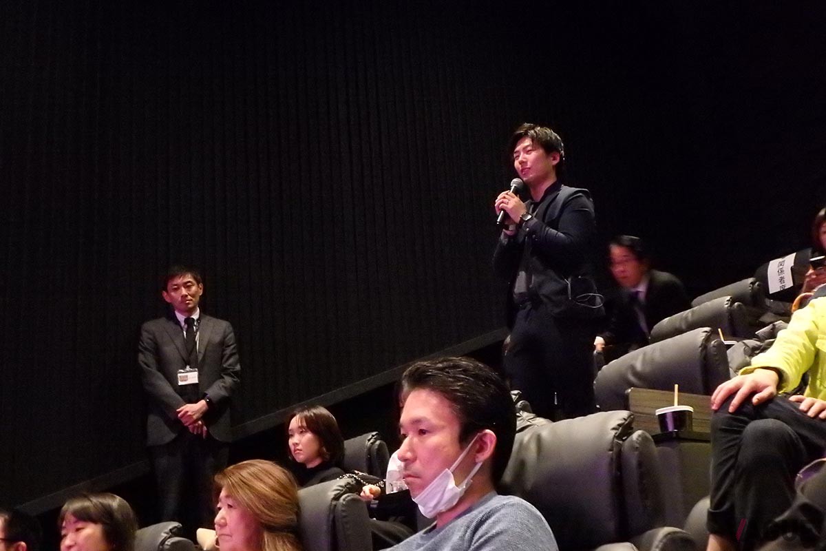 トークセッション。奥深い質問が飛ぶ