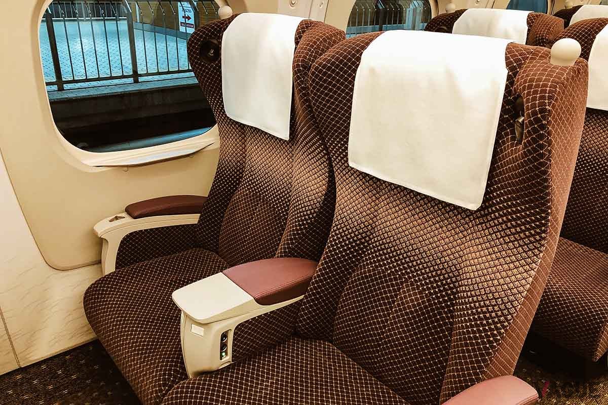 現在の東海道新幹線のグリーン車