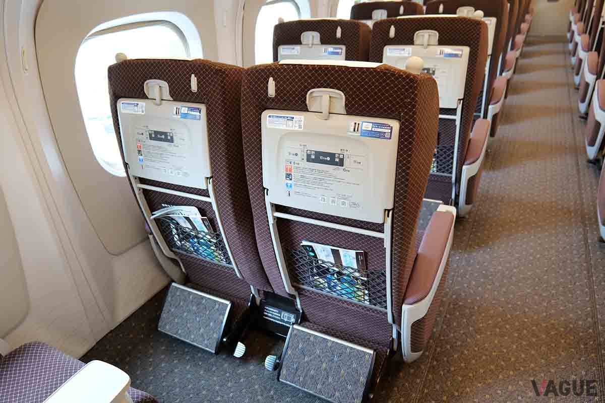 現在の東海道新幹線のグリーン車