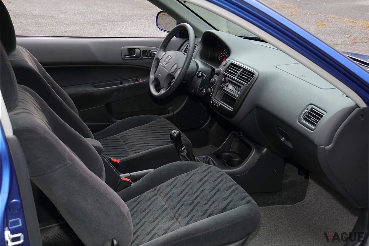 6万6000ドルで落札された2000年式の2代目ホンダ「シビック クーペ Si」（C）Mecum Auctions.