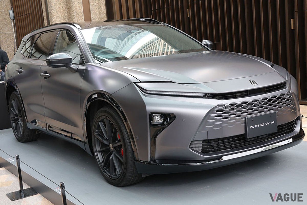 迫力の“マット塗装”がカッコいいトヨタ新型「クラウン・エステート」初