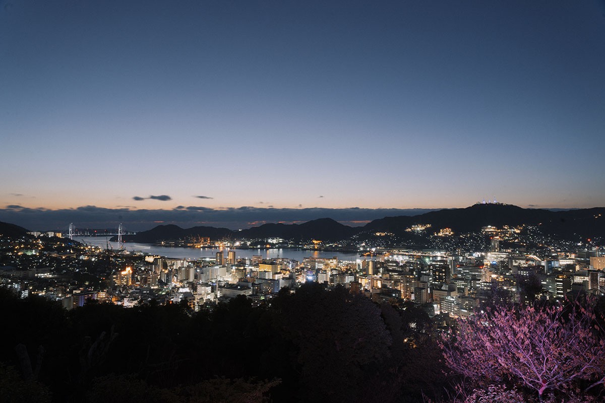 風頭公園(夜景)©NAGASAKI CITY