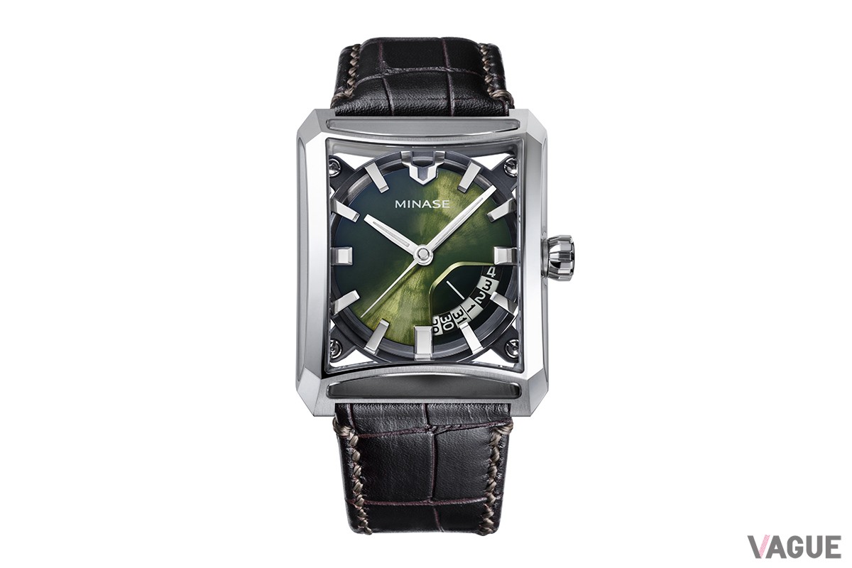 「SEVEN WINDOWS 雪平ダイヤル レザーモデル」（品番：VM15-LDBYGR-SSD、58万3000円 消費税込）