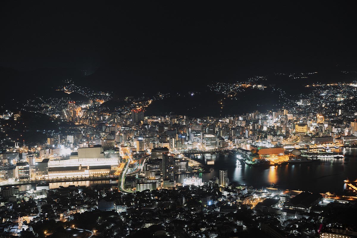 稲佐山（夜景）©NAGASAKI CITY
