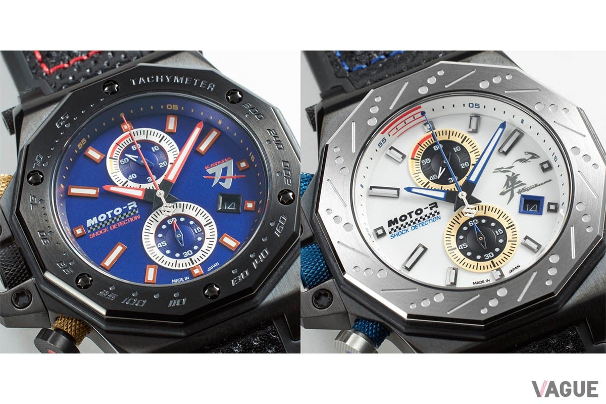 ライダーのための時計、ケンテックス「MOTO-R」に「KATANA」「Hayabusa」コラボ限定モデルが誕生