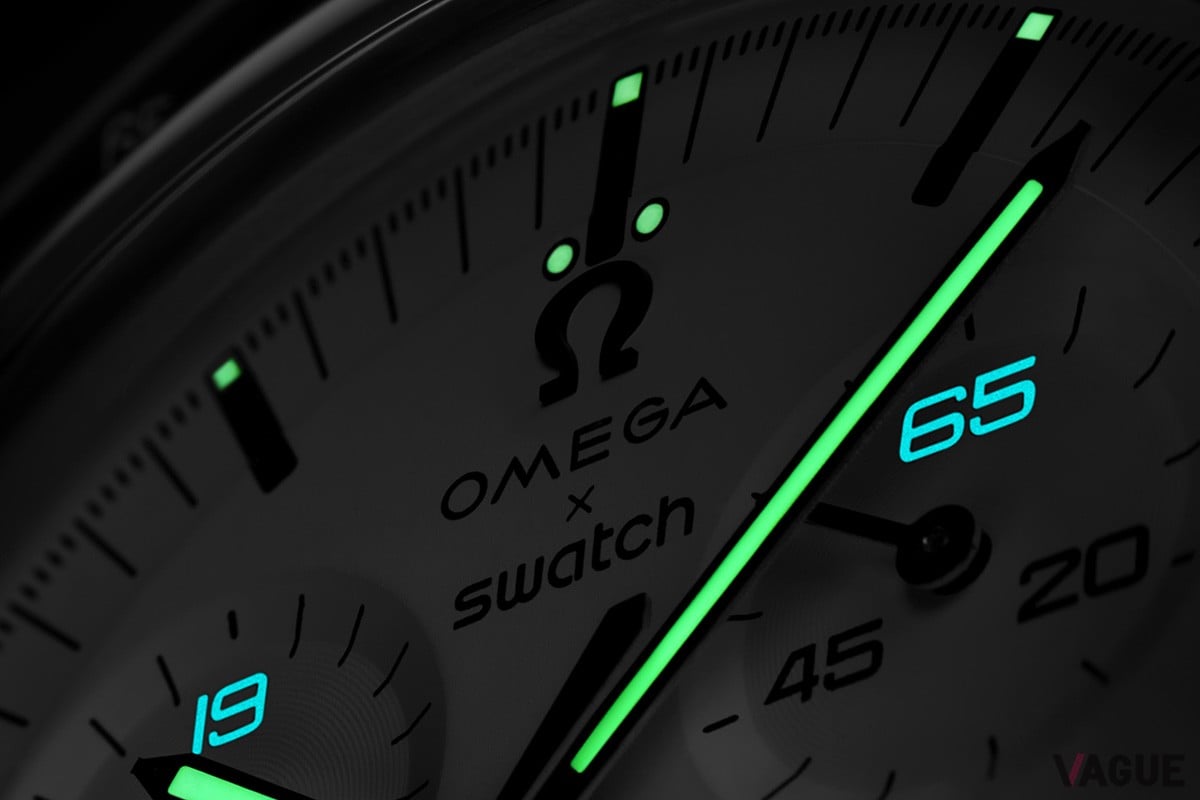 OMEGAのロゴ）、針、そして書体はすべて、オリジナルモデルのスタイルを反映