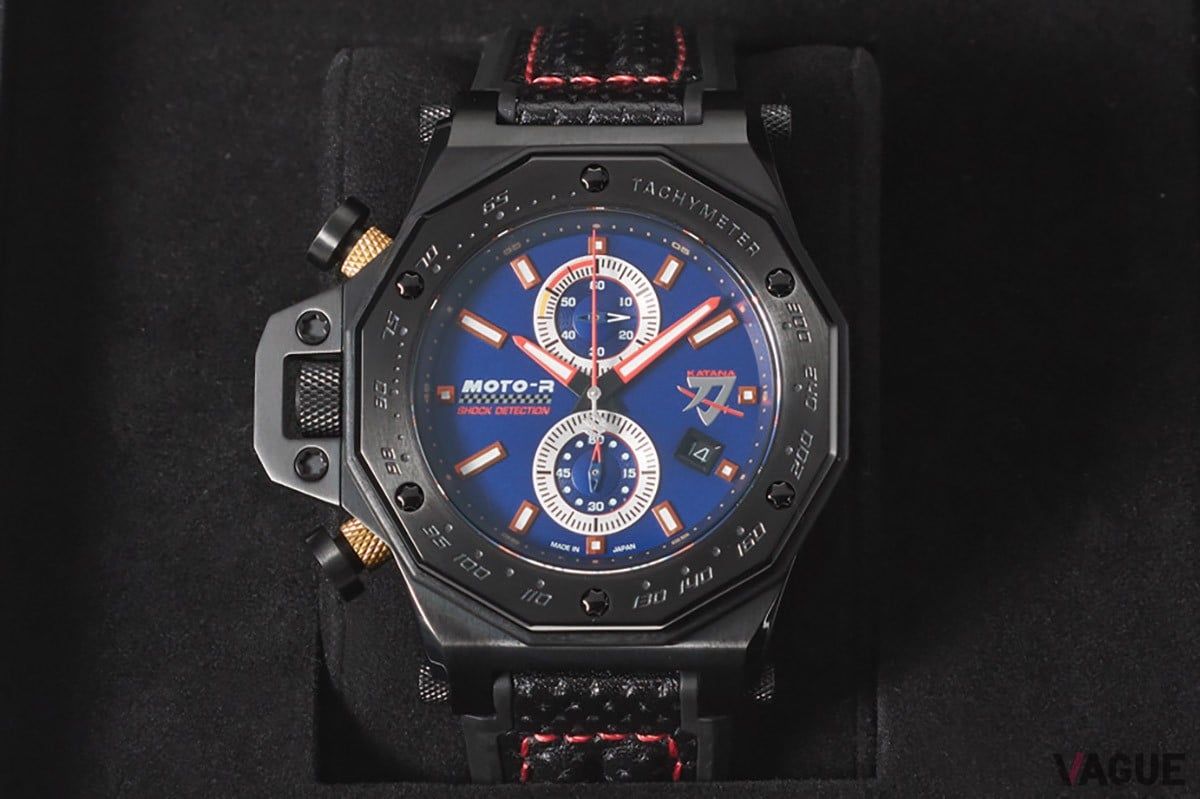 「KATANA」。ケースはSUS316L ステンレススチール製で42mm