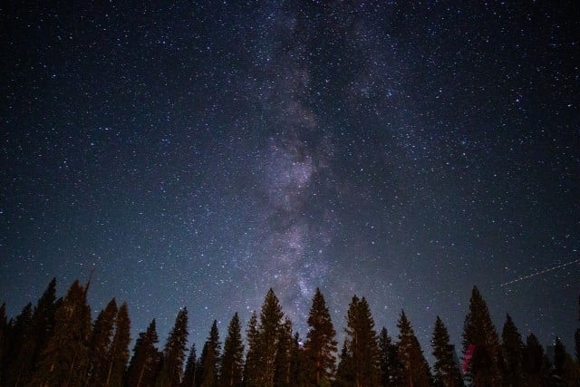 360度パノラマ、満天の星空