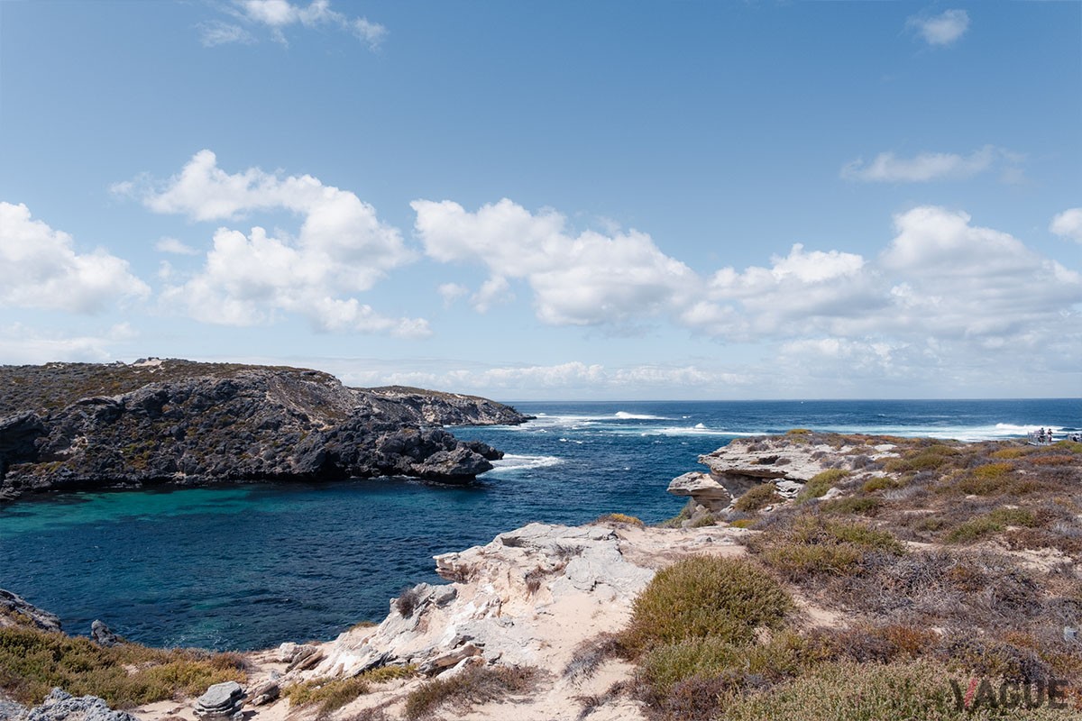 島の西の端に位置するブラミン岬の景観
