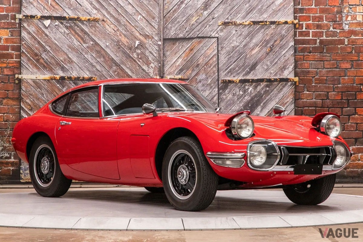 米国オークションに登場、高値で落札された1967年式トヨタ「2000GT」