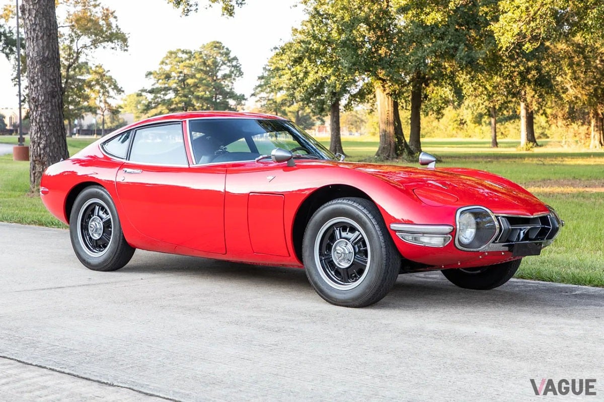 米国オークションに登場、高値で落札された1967年式トヨタ「2000GT」