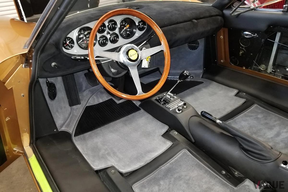 レストア中の1968年製フェラーリ「ディーノ206GT」