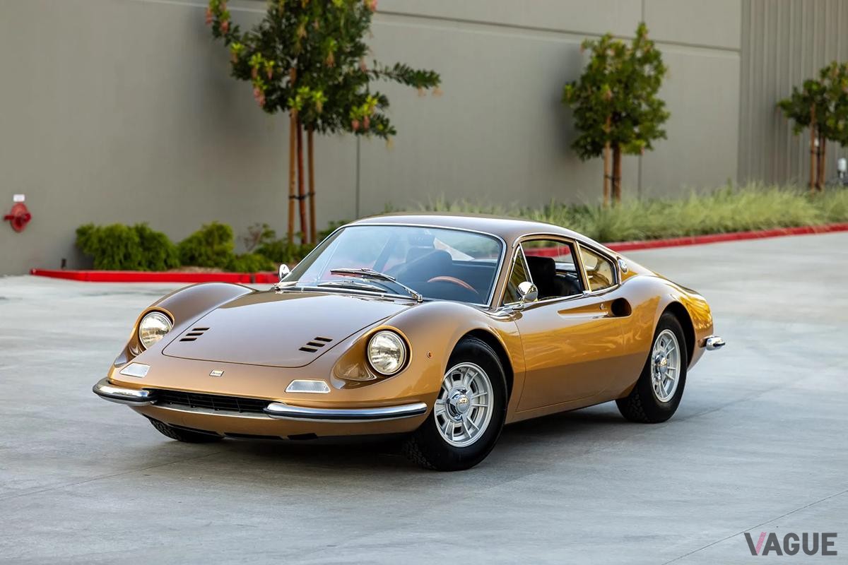 米国オークションに登場、高値で落札された1968年製フェラーリ「ディーノ206GT」