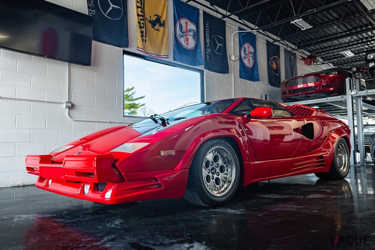 米国オークションに登場、55万ドル（日本円で約8000万円）で落札された1990年式ランボルギーニ「カウンタック 25thアニバーサリー」