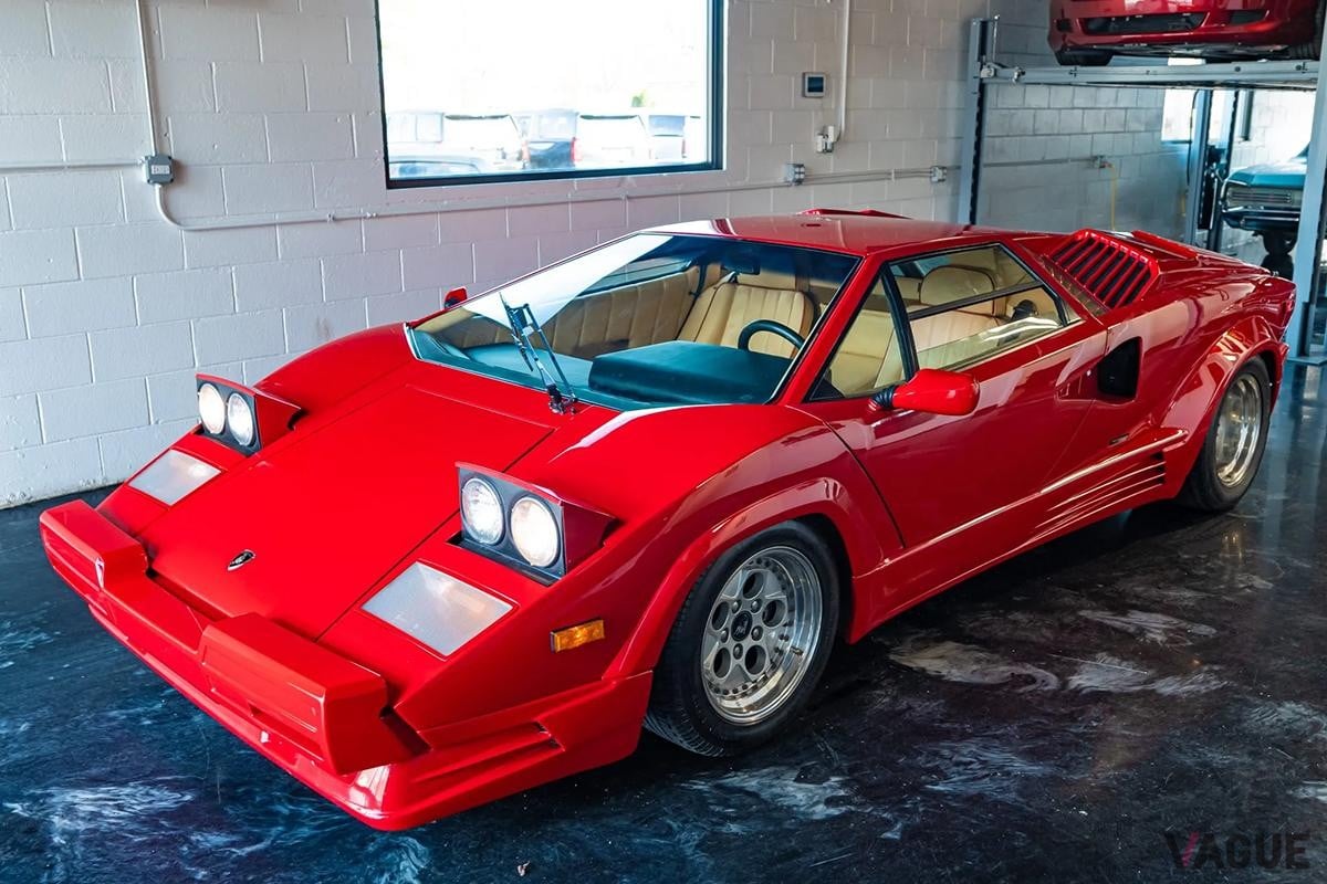米国オークションに登場、55万ドル（日本円で約8000万円）で落札された1990年式ランボルギーニ「カウンタック 25thアニバーサリー」