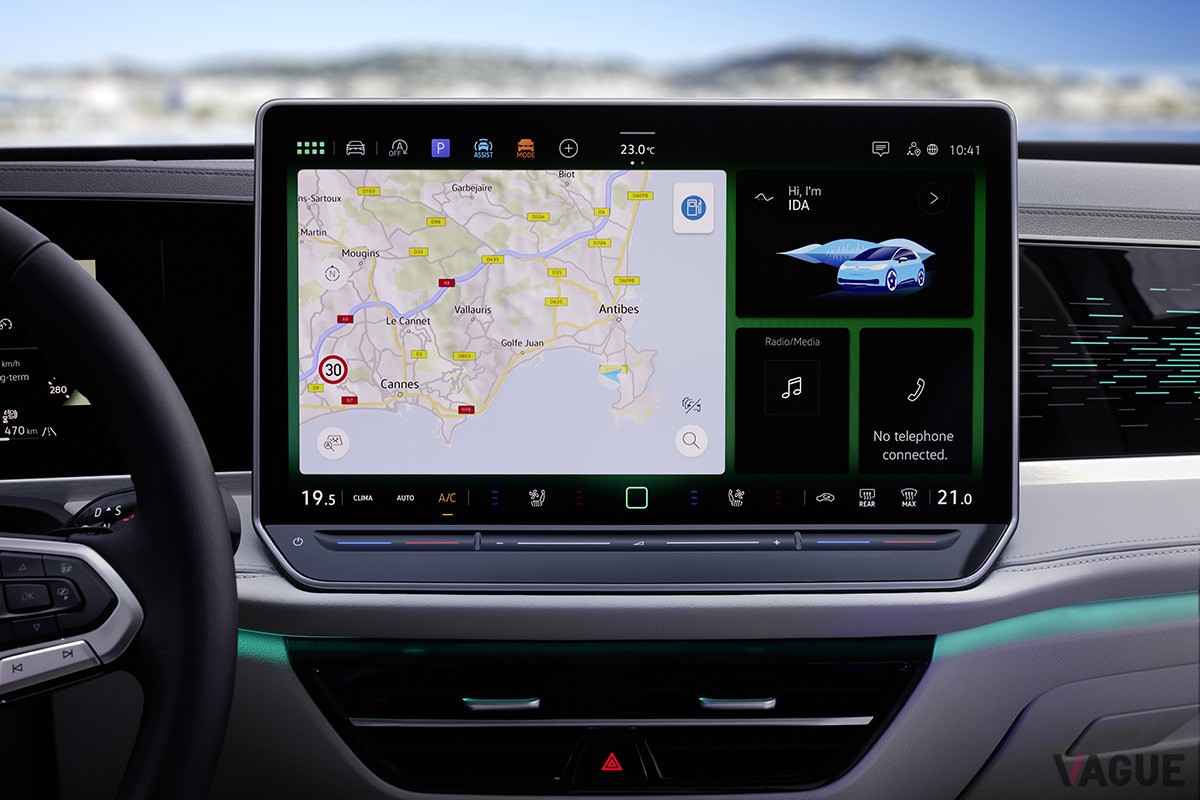 VW新型「パサート」のインテリア