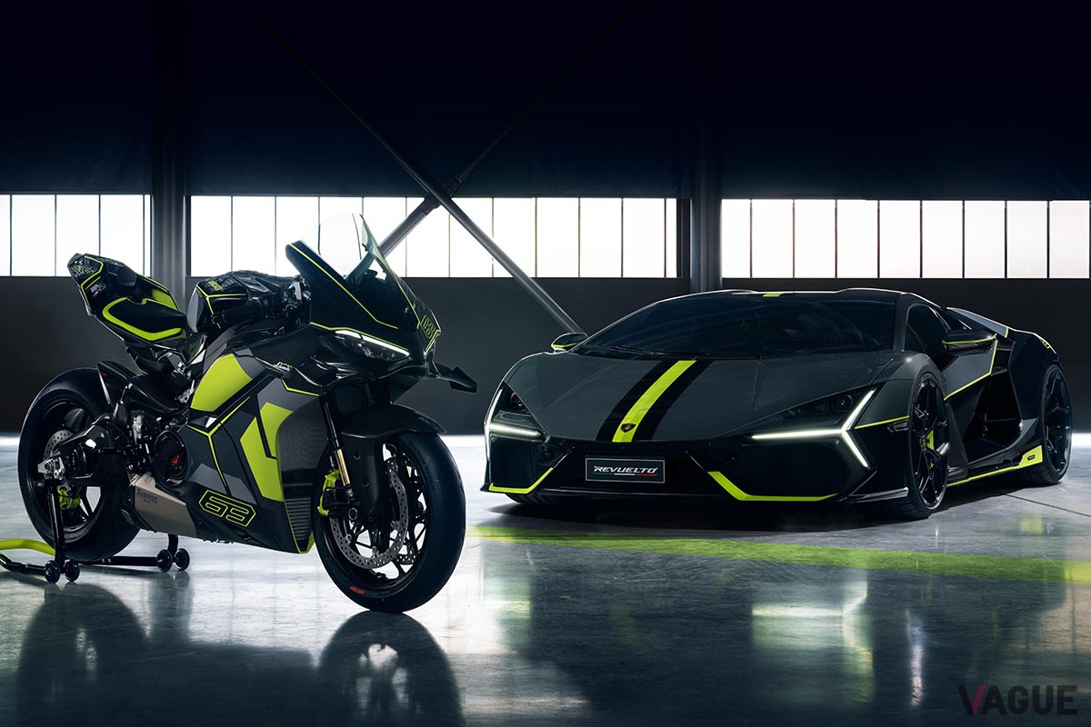 ドゥカティ限定バイク「パニガーレ V4 ランボルギーニ」とランボルギーニの特別仕様車「レヴエルト」