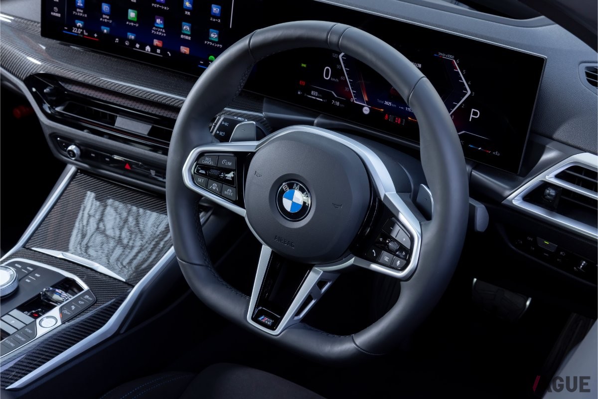 BMW「320d xDrive Mスポーツ」のステアリング