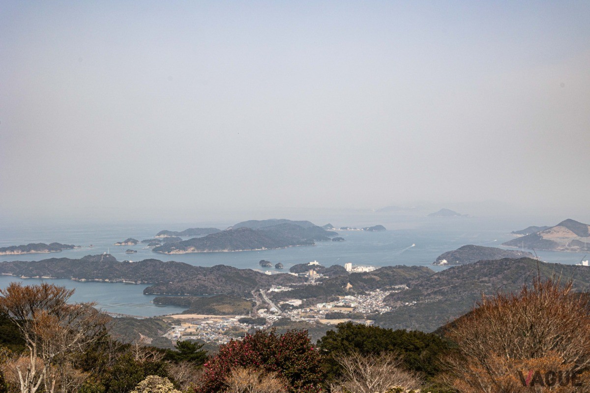 伊勢志摩スカイラインからの伊勢湾の眺め