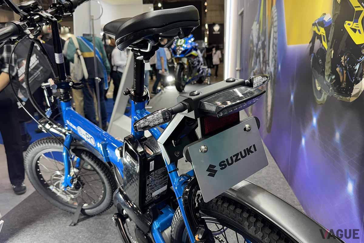 スズキの「ペダル付きの原動機付き自転車」、e-Po（イーポ）。発売時期は未定だ