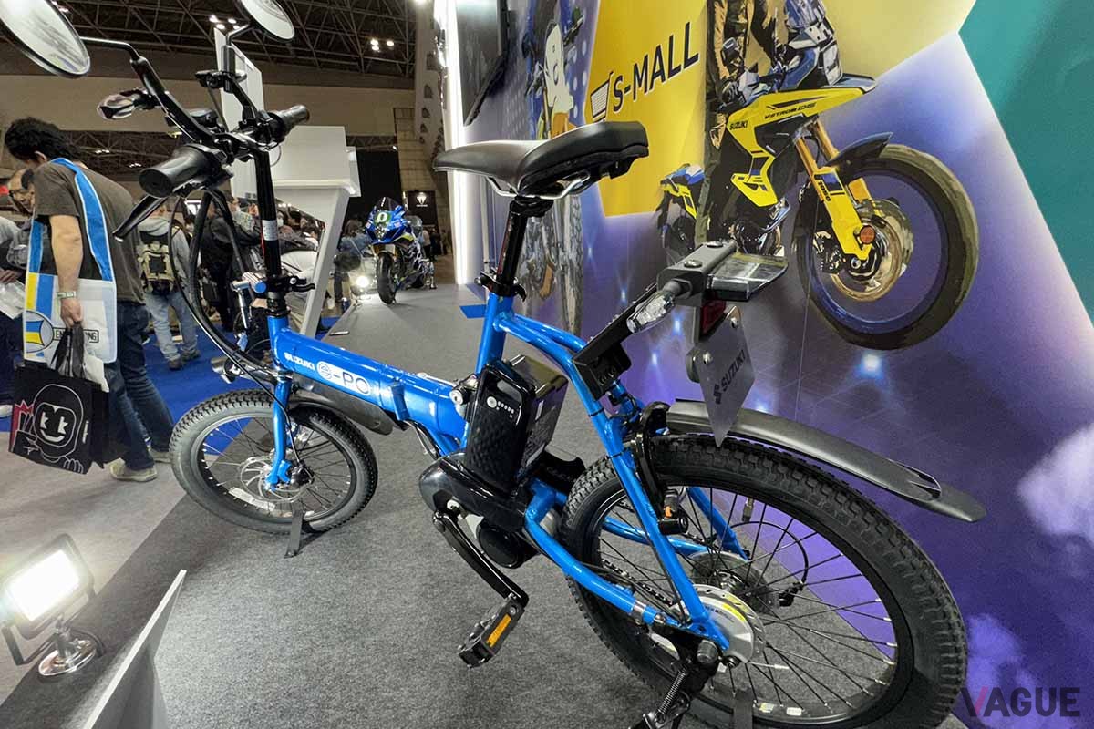 スズキの「ペダル付きの原動機付き自転車」、e-Po（イーポ）。発売時期は未定だ