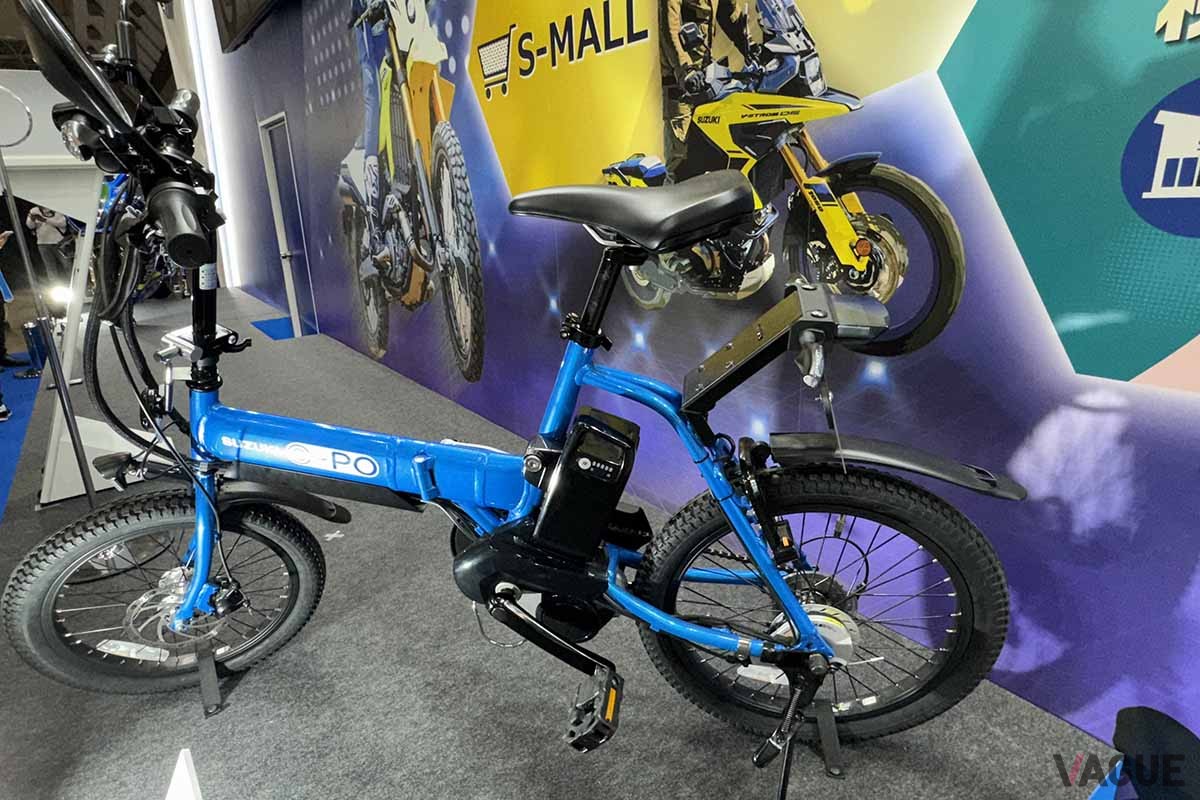 スズキの「ペダル付きの原動機付き自転車」、e-Po（イーポ）。発売時期は未定だ