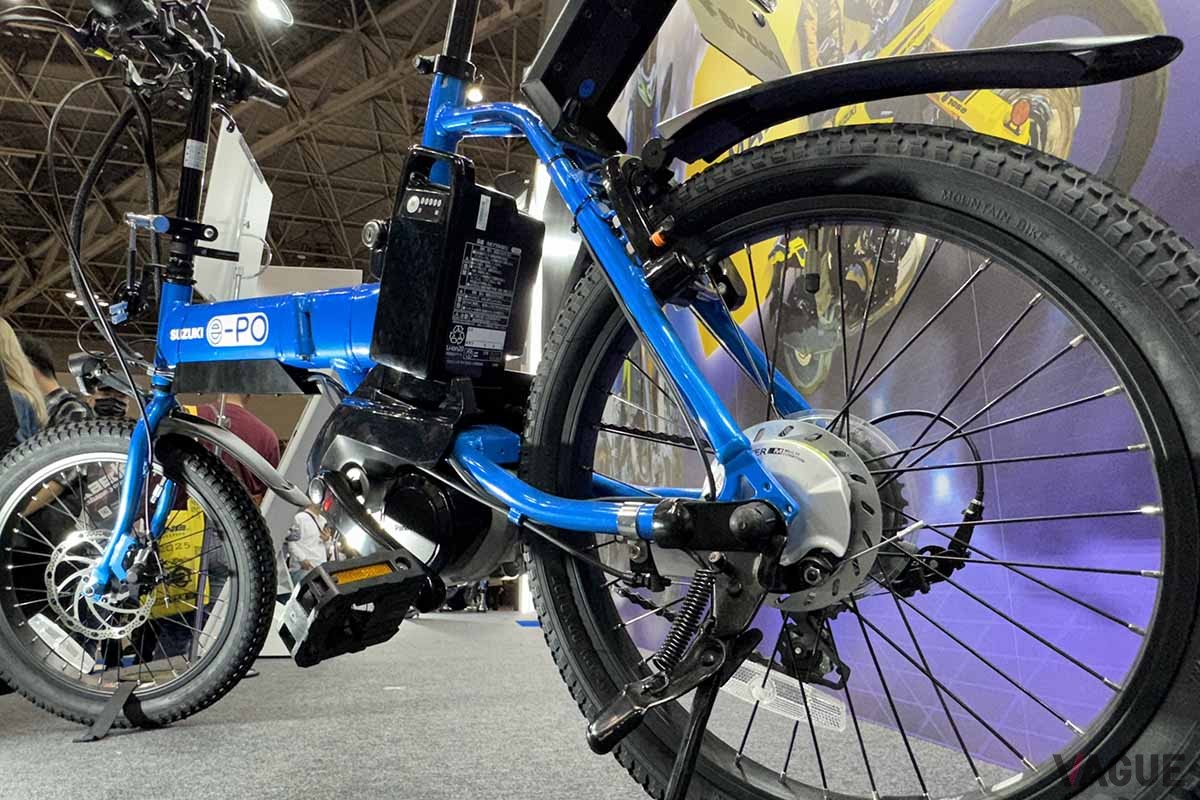 スズキの「ペダル付きの原動機付き自転車」、e-Po（イーポ）。発売時期は未定だ