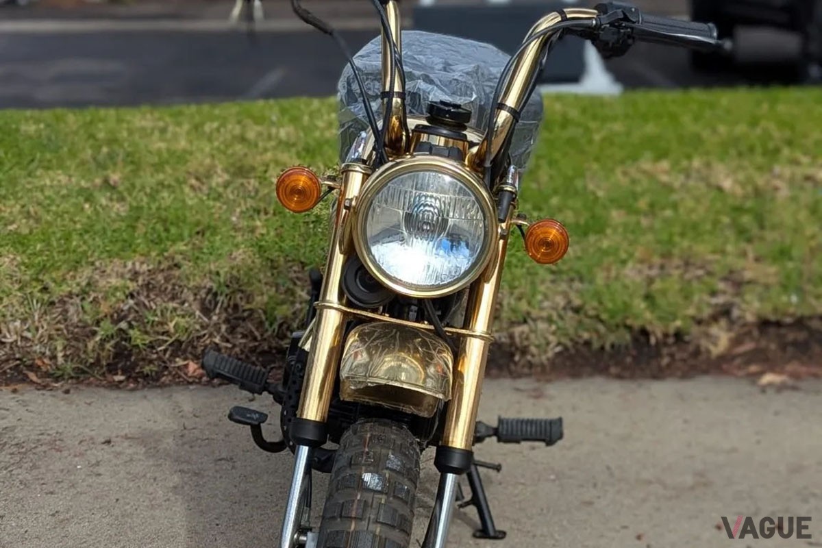 米国オークションに登場、高値で落札された1996年型ホンダ「モンキー ・リミテッド（ゴールドメッキ仕様）」