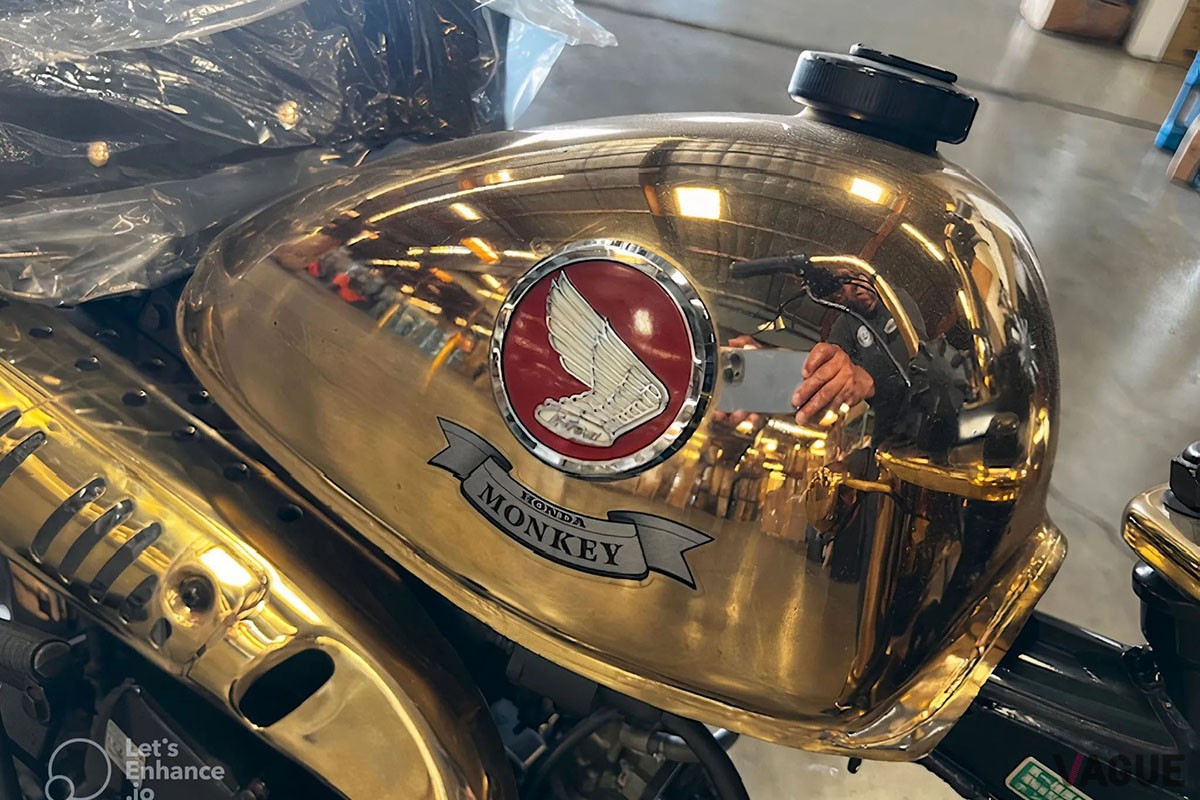 米国オークションに登場、高値で落札された1996年型ホンダ「モンキー ・リミテッド（ゴールドメッキ仕様）」