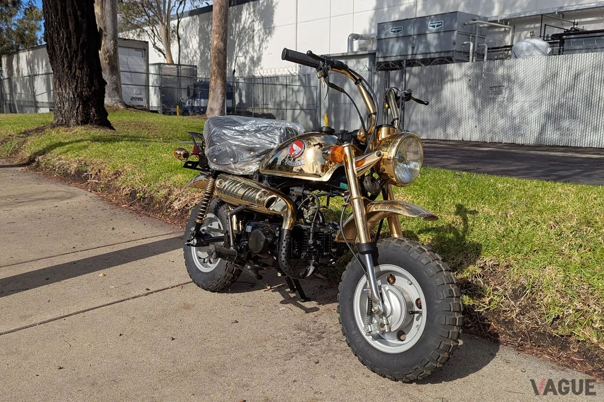 米国オークションに登場、高値で落札された1996年型ホンダ「モンキー ・リミテッド（ゴールドメッキ仕様）」