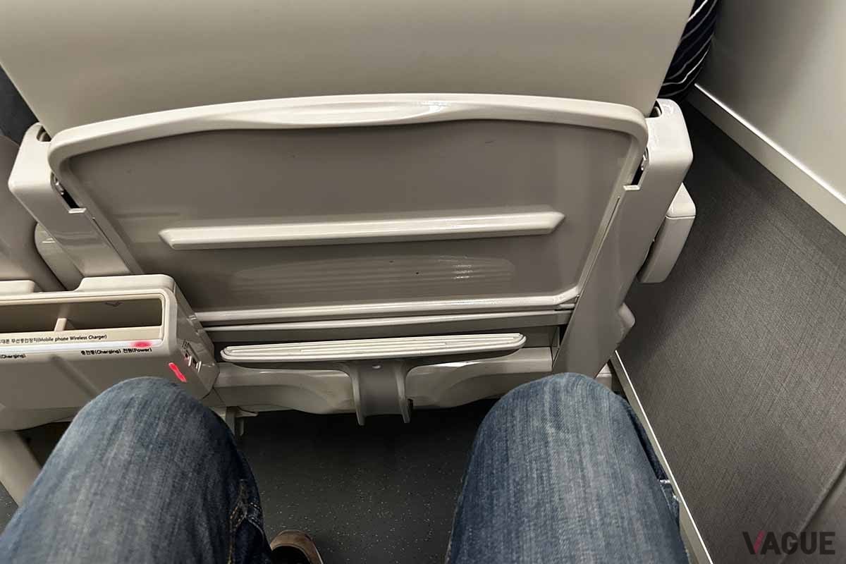 韓国の新型高速鉄道「KTX青龍」普通車座席