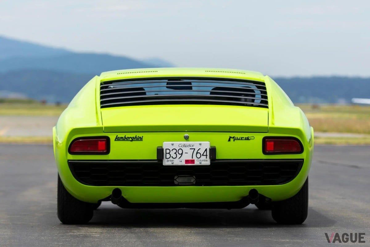 カナダのオークションで落札された1968年式ランボルギーニ「ミウラP400」