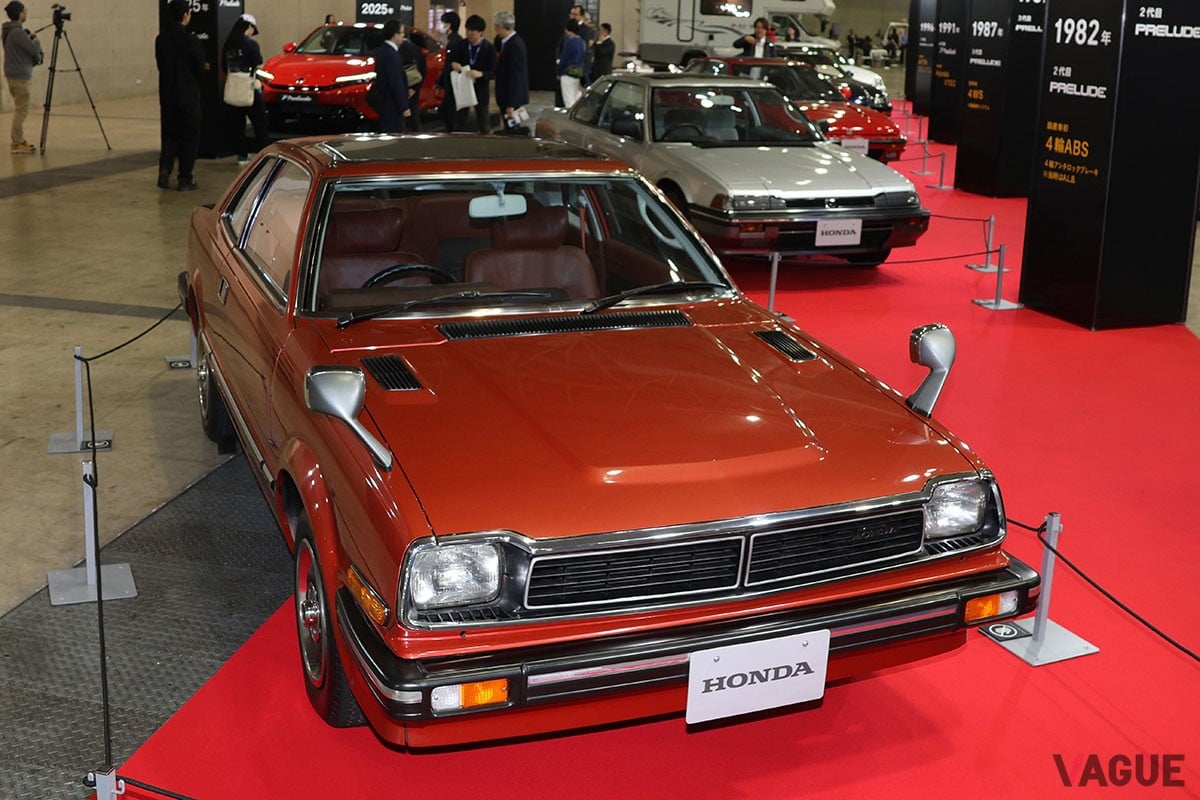 「オートモビルカウンシル2025」において、ホンダは歴代「プレリュード」にフォーカスを当てた展示をおこなった