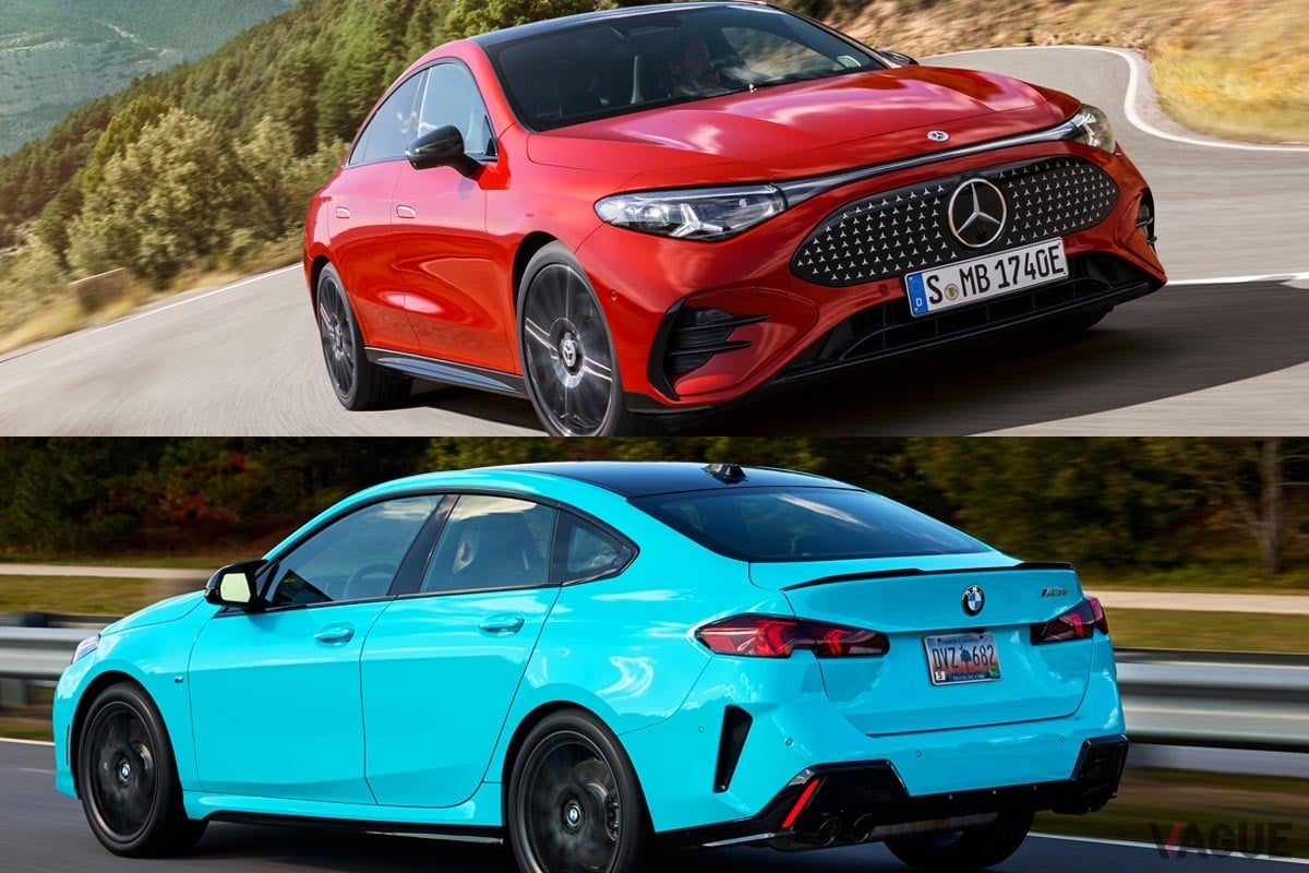 メルセデス・ベンツ「CLA」とBMW「2シリーズ グランクーペ」