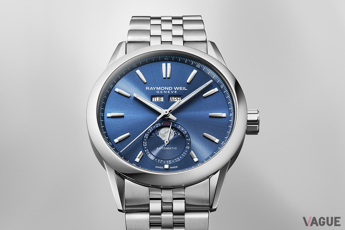ケース径は40mm。針やアプライドインデックス、ラグも繊細なカーブを描いてエレガンスを表現