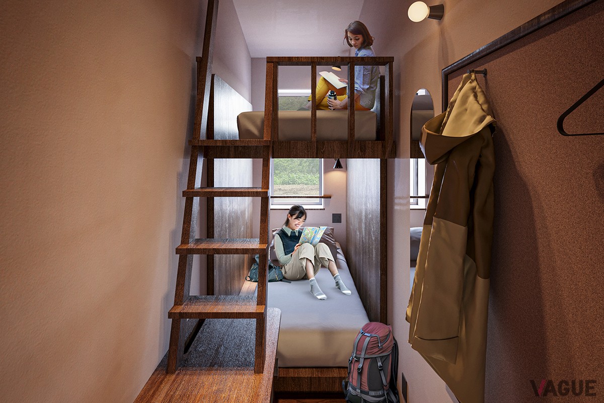 友人同士やカップルでの利用に適したツインルーム