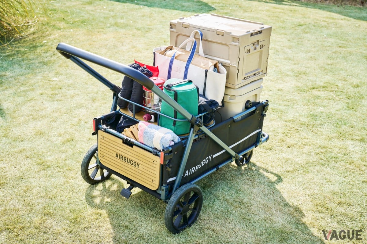荷物運搬用のアウトドアカートとしても活躍