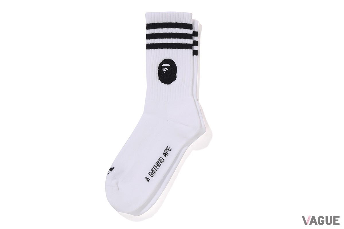 BAPE×ADIDAS-SOCKS：3850円
