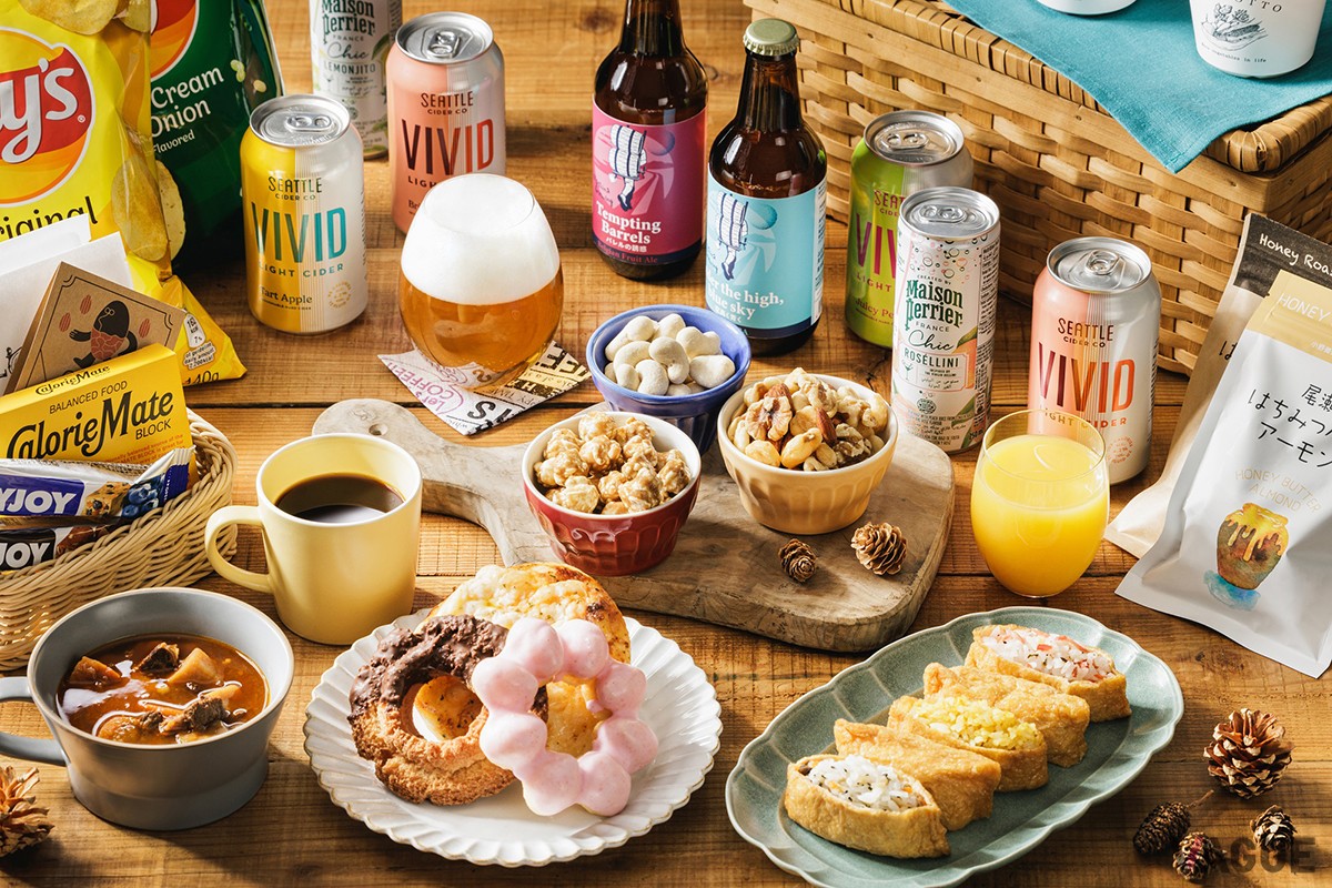 和食、洋食、スナックにドリンク。すべてラストコンビニでの購入が可能